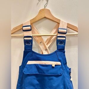 ❌SOLD❌All in Motion 3M Insulated Girls Snow Ski Bib Overalls Navy Pink Size L